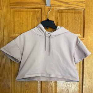 Gymshark Cropped Hoodie | Blush Pink | Women’s Medium